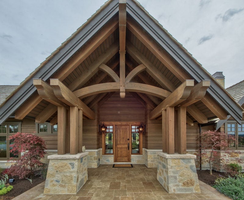 Front Outdoor space woodworking - Jaheny Custom Builders