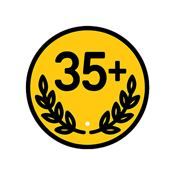 35 years icon